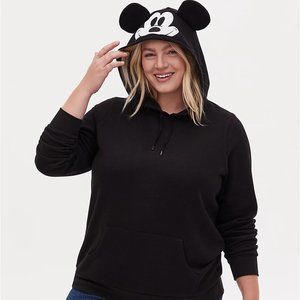 Torrid Disney Mickey Mouse Black Hoodie